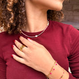 Collier Lilas étoilé