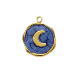Charm Lune Bleu Ciel