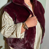 GILET GRIS TAUPE
