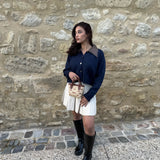 JUPE PLISSÉE BEIGE